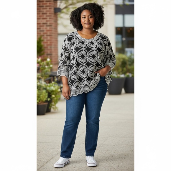 NWOT Solitare for‎ Anthropologie Tunic Top - Picture 3 of 8